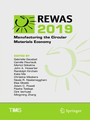 cover image of REWAS 2019